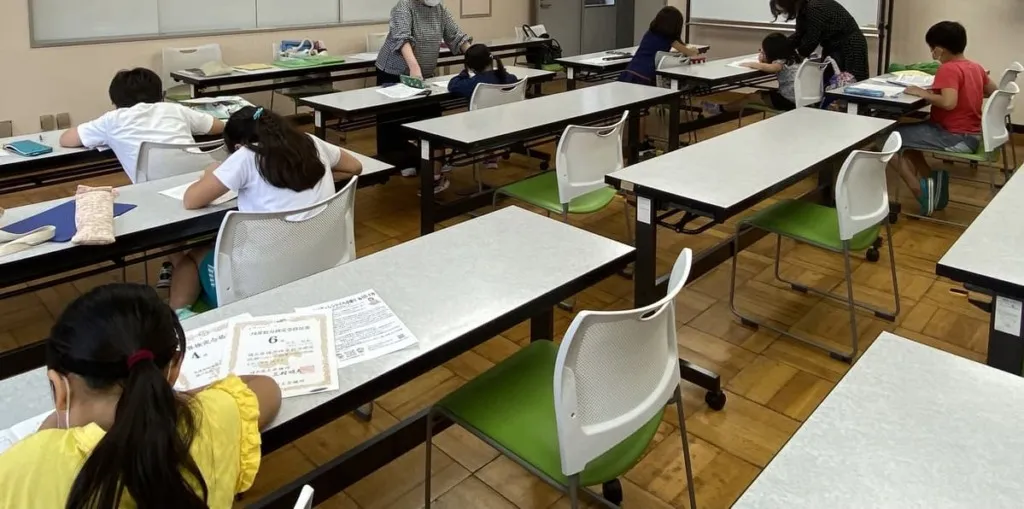 永福そろばん教室の様子